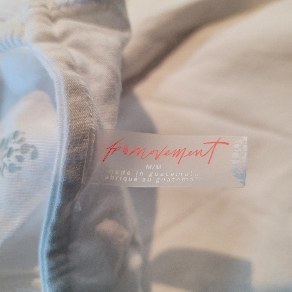 NWOT FP Movement Hot Shot Mini Dress W/ Short Racerback White (M) - Picture 9 of 11